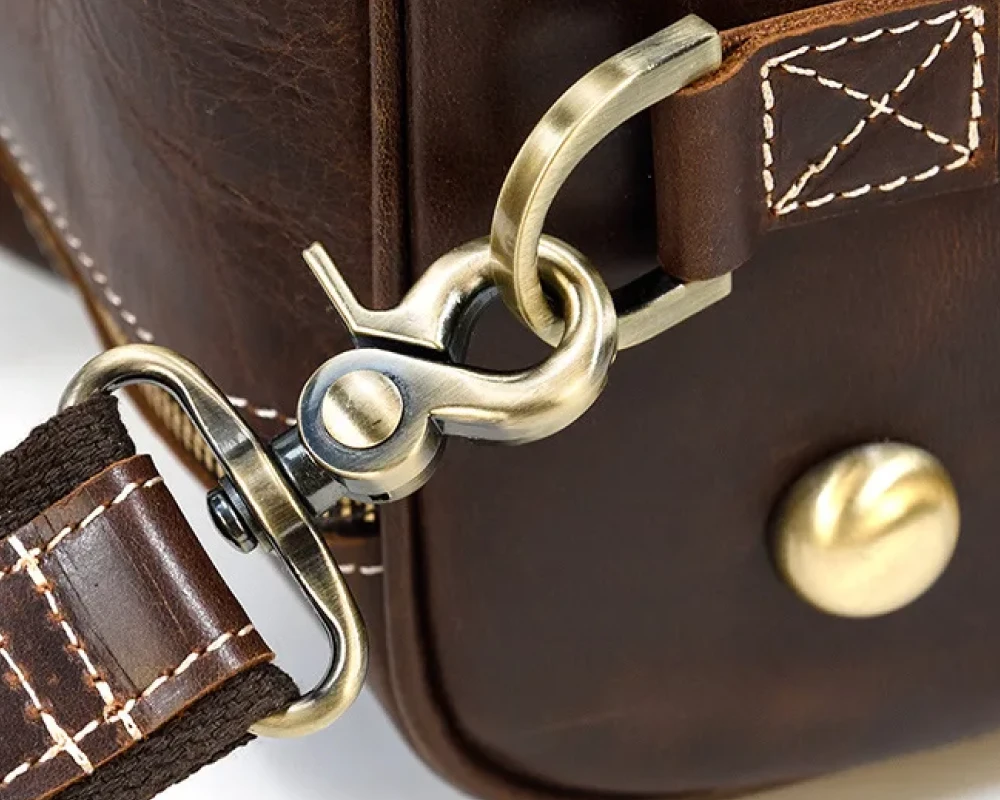 leather carry on